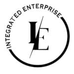 integrated enterprise logo black text white background